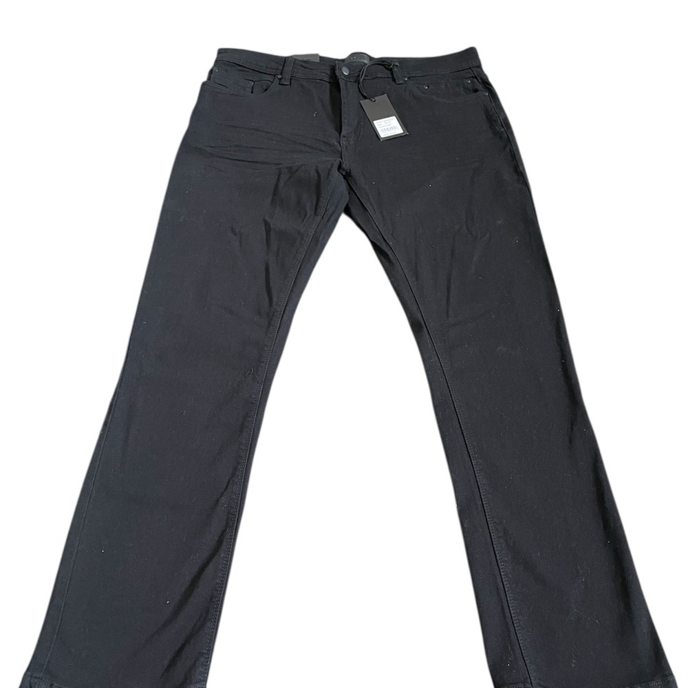 Black Bootcut Jeans with Flared Legs